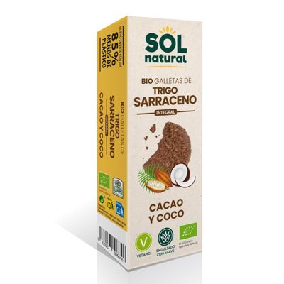 Sol Natural T.SARRACENO Coco-Cocoa Bio 175 g, Not Applicable