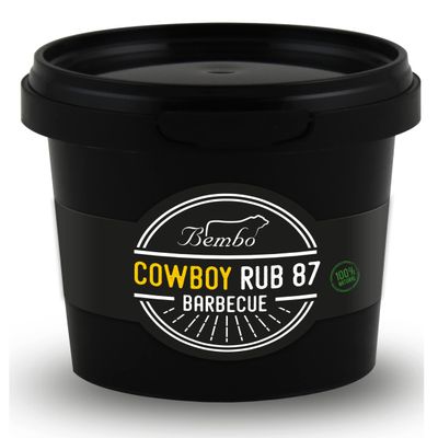 BEMBO BARBECUE - Cowboy - BBQ Rub - Seasoning & Spices Blends for Barbecue - Made in Italy - 400g