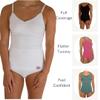 Comfizz Level 1 Support Vest: Womens, Light Support Ideal for Post Surgery, Small Hernias & High Sited Stomas (XL/2XL, White) view 2