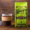 Bradys Celtic Blend Dark Roast Ground Coffee for Cafetiere, Pour Over or Drip Filter - 100% Arabica Brazilian and Colombian Coffee Beans with Notes of Dark Chocolate, Nuts, and Caramel, 227g Bag view 2