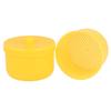 Dr. Bauer Cleaning Bath Tin with Rinse Insert Prosthesis Box Bit Box with Insert Braces Box Orange view 2