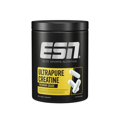 ESN Creatine Giga Caps, 300 Capsules, 0.77 lbs, 100 Servings Creatine Monohydrate - Vegan - Made in Germany, Laboratory Tested
