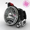 17'' Wheelchair Spoke Guard Protector A-015 (Pair) view 2