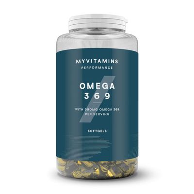 Omega 3-6-9 Supplement with EPA & DHA, Supports Fitness Goals and General Wellbeing, Premium Blend of Essential Fatty Acids 120 Softgels