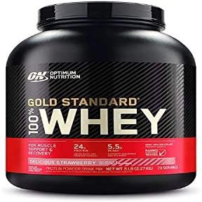 Optimum nutrition Whey Gold Standard - 5lb Delicious Strawberry