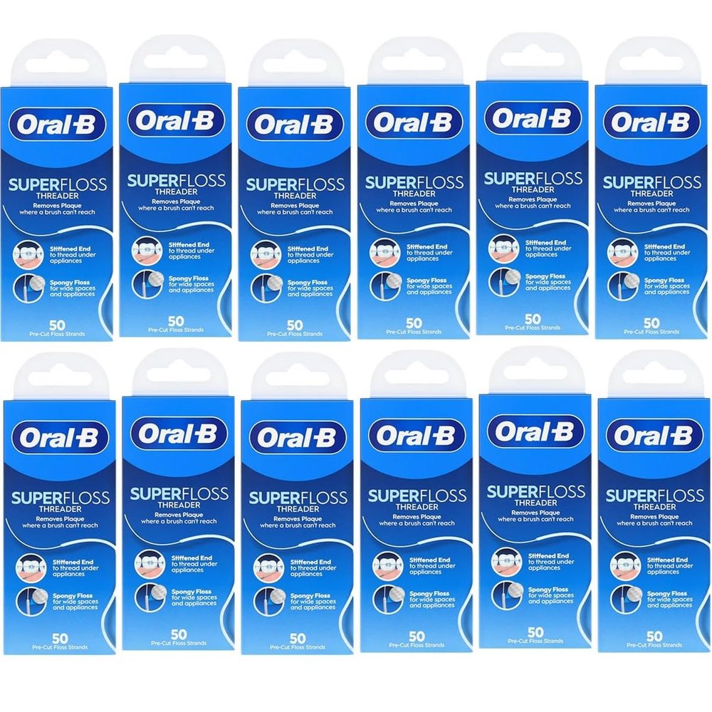 Super Floss Mint Pre-Cut Strands (Pack of 12)