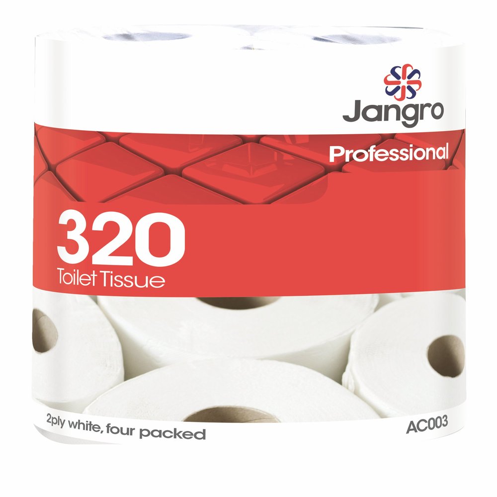 320 Sheet Toilet Rolls - Recycled
