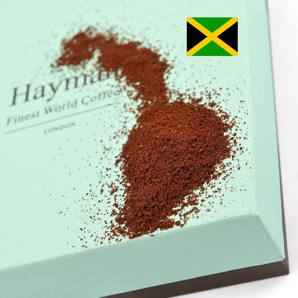 Hayman, 100% Blue Mountain Coffee From Jamaica, Ground, Medium Roast, 200g | Fresh Roasted Jamaican Coffee