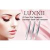 Luxxii (3 Pack) Flat Tweezers - Stainless Steel Flat Tweezers Hair Plucker for Hair and Eyebrows Personal Care (C_FLAT) view 2