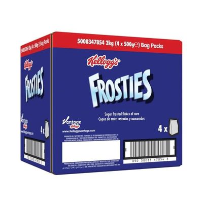 Kellogg's Frosties Bag 500g (Pack of 4)