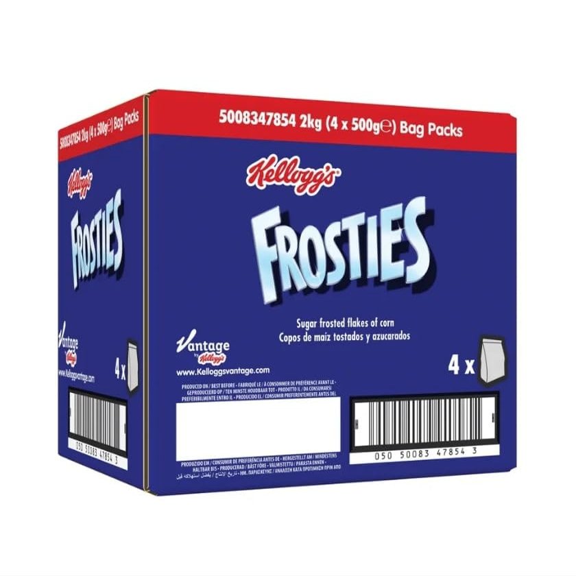 Kellogg's Frosties Bag 500g (Pack of 4)
