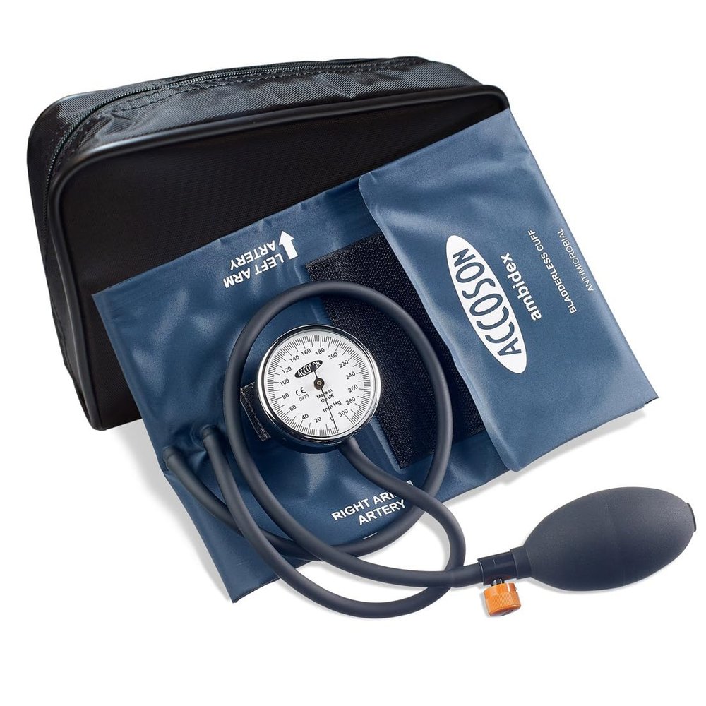Accoson Pocket Aneroid Sphygmomanometer - with Adult Cuff (0312)