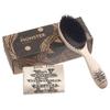 Kent Men's Finest Monster Beard Brush, Large, Beechwood, Black & Beige, Ideal For Coarse & Thick Beards, Detangling & Smoothing, Men's Beard Grooming, Men view 1