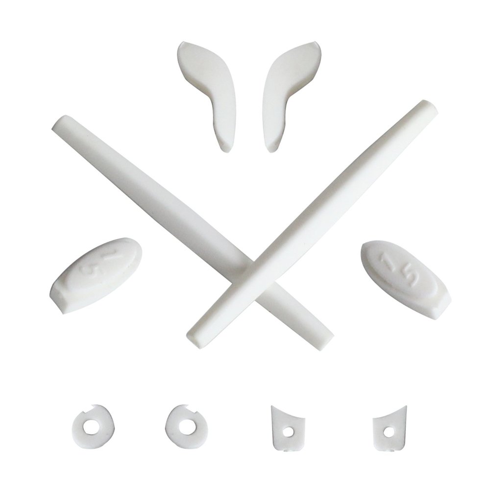 Mryok Replacement Earsocks Nosepieces Kits for Oakley Juliet Sunglass - White