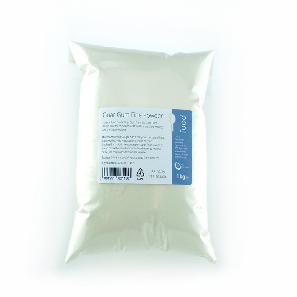 GUAR Gum 1kg - Food Grade Fine Powder | Gluten Free Natural Thickener