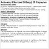 Activated Charcoal Capsules 300mg | Pure from Coconut Shells | Vegan (30) view 2
