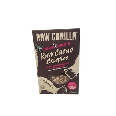 Raw Gorilla Raw Cacao Crispies, 250 g