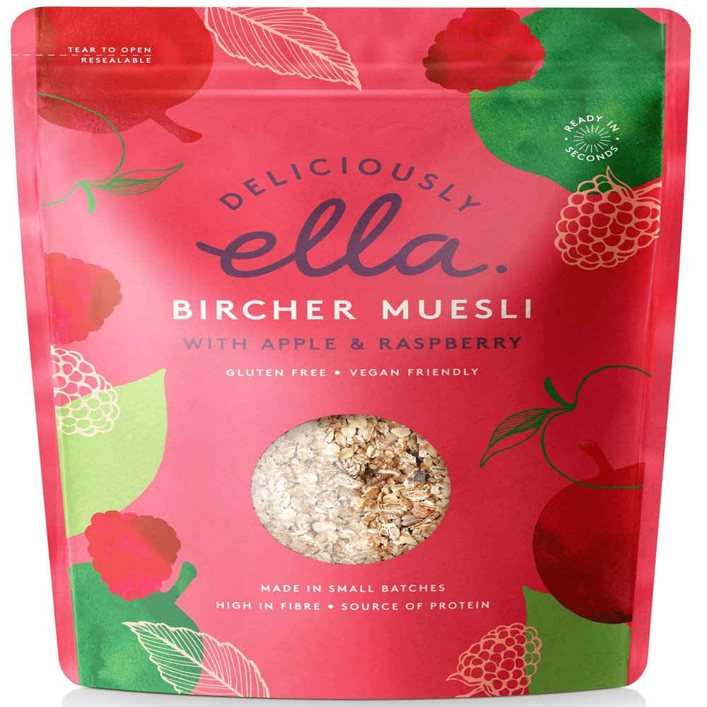 Deliciously Ella Bircher Muesli, 500 g, Pack of 4