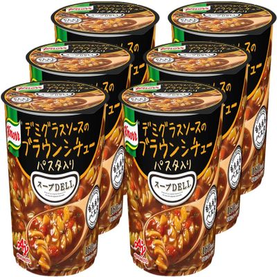 Knorr Soup Deli Demiglas Sauce with Brown stew Pasta 42.9 g  6 Japan