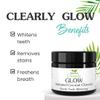 Clearly Glow Coconut, Teeth Whitening Activated Charcoal Powder | Pure, Natural, Food Grade, Non GMO, Made in USA | Whiten Teeth Naturally (25g, 3 Months Supply) view 2
