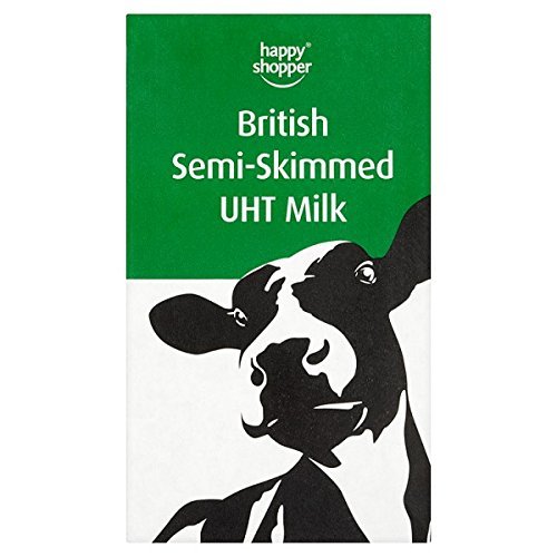Happy Shopper British Semi Skimmed UHT Milk - 1 Litre (2)