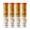 High Strength Drinkable Vitamin C 1000mg - VIT C Supplement - Contributes to The Maintenance of a Normal Immune System - Vitamin C Drink Orange Flavour (4 Tubes of 20 Tablets) view 1