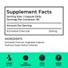Activated Charcoal Capsules 334mg, 90 Capsules 3 Month Supply, Coconut Shell Active Carbon for Bloating Relief, Gas & Flatulence, Vegan Digestive Supplement, UK Made, Love Life Supplements view 2