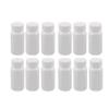 12PCS Plastic Round Container Bottles Storage Holder Dispenser Holder Organizer(White) (70ml) view 1