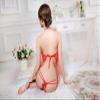 Adult Lingerie Lingerie Lavender Underwear Transparent Lace Silhouette Charming Dumplings Set,B,All Code view 2