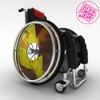 17'' Wheelchair Spoke Guard Protector A-088 (Pair) view 2