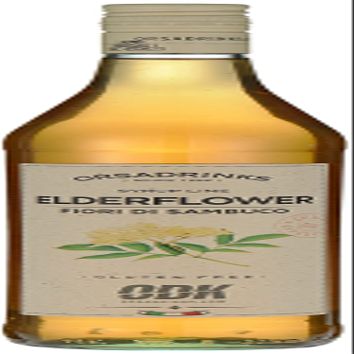 ODK Elderflower Syrup | Cocktails, Coffee, Iced Tea, Cooking, Baking and Desserts| 75cl