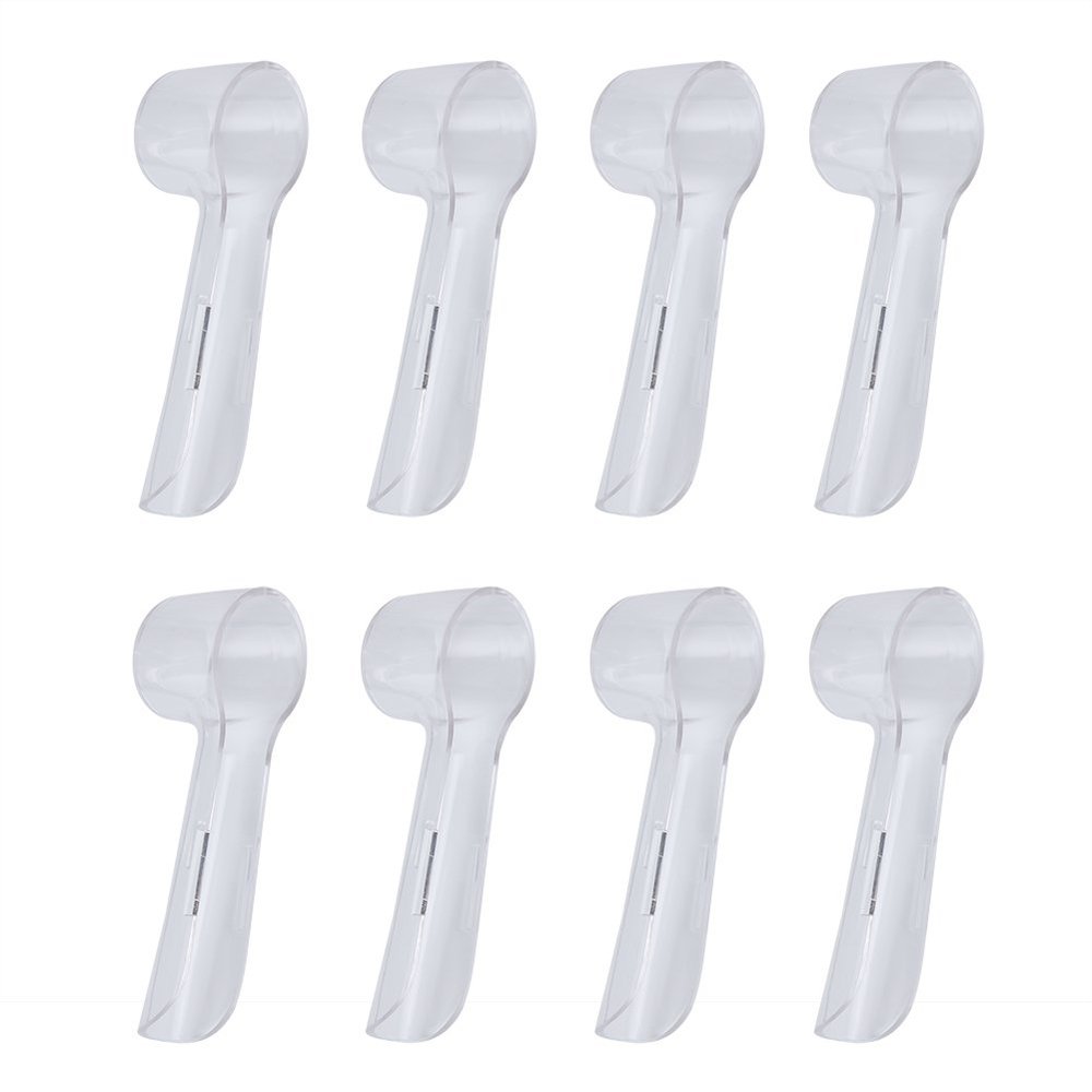 8-Pack Hygienic Protective Cover | Cap Compatible with Oral B Electric Toothbrush Heads, Convenient for Travel and More Sanitary to Keep Germs Dust Away for Better Health, 8-Pack by HSYTEK