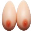 Zcoins 1 Pair Mastectomy Postoperative Silicone Breast Forms Artificial Silicone False Breast For Woman, Beige Skin Color, XL(34DD/36D,1000g/pair) view 1