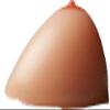Zcoins 1 Pair Mastectomy Postoperative Silicone Breast Forms Artificial Silicone False Breast For Woman, Beige Skin Color, XL(34DD/36D,1000g/pair) view 4
