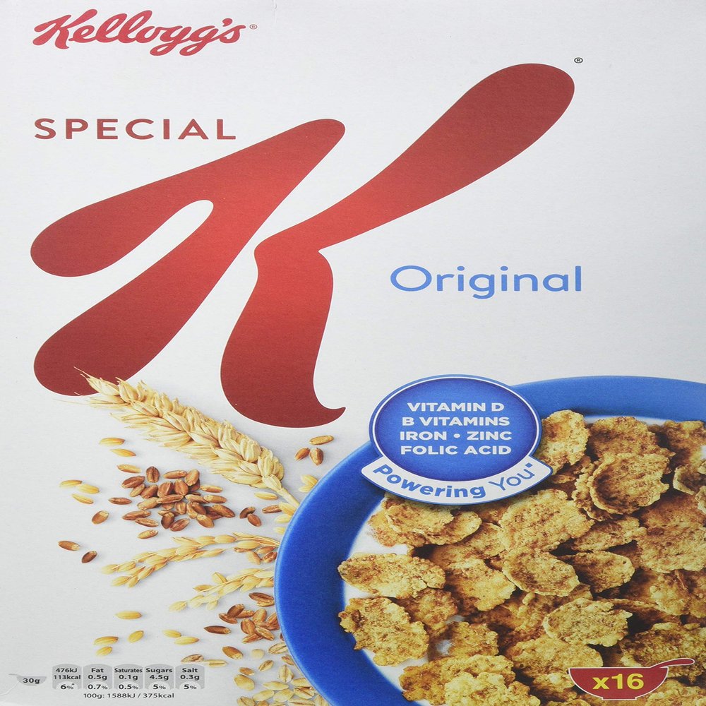 Special K Original Cereal, 500 g (Pack of 8)