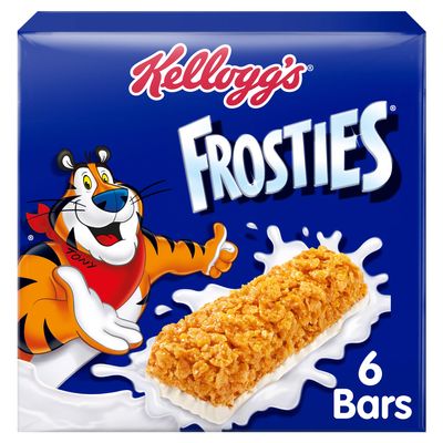 Kellogg's Frosties Cereal Milk Bars, 6-Piece, Pack of 7