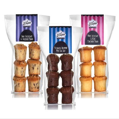 B-Tempted Coffee Lovers Selection Pack - 3 Bags of Gluten Free Cakes (18 Cakes)