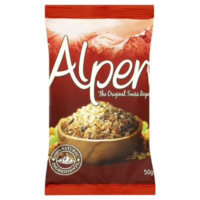 Alpen Original Muesli Sachet 50 g (Pack of 50)