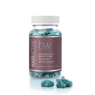 Hairworthy Hair Vitamins | Hair Growth Vitamins | Hair chewables for Growth and Hair Loss | Hair Gummies | Hair Supplements for Women | Hair Gummies for Hair Growth | Skin Nail Supplement (60)