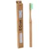 1 x E-Cron Bamboo Toothbrush (Green) with Eco-friendly, 100% organic and biodegradable toothbrush handle. Your Natural Dental Care with The clean and warm touch of The bamboo. view 1