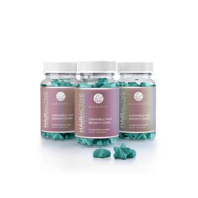 Hairworthy Hair Vitamins | Hair Growth Vitamins | Hair chewables for Growth and Hair Loss | Hair Gummies | Hair Supplements for Women | Hair Gummies for Hair Growth (3 Months Supply, Mixed Berry)