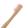 5 x E-Cron Bamboo Toothbrush (Red) with Eco-Friendly, 100% Organic and Biodegradable Toothbrush Handle. Your Natural Dental Care with The Clean and Warm Touch of The Bamboo view 2