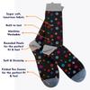 3KB Men's Dress Socks (10 Pairs Per Pack) - Variety of Patterns and Sizes, Power Collection, 7-11 view 2