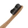 5 x E-Cron Bamboo Toothbrush (Black) with Eco-friendly, 100% organic and biodegradable toothbrush handle. Your Natural Dental Care with The clean and warm touch of The bamboo. view 2