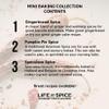 Life of Spice Mini Baking Spice Collection | Pumpkin Pie, Speculaas, Gingerbread | 90g | 3 Recipe Cards | Superb for Cakes, Pies, Biscuits and Cookies| Great Gift idea for Christmas or Birthday view 2