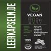 1000 Empty Capsules | Size 00 | HPMC Vegan Capsules caps | Connected Capsule Halves with Large Filling Quantity Transparent Vegetarian | Halal Kosher Supplements (1000) view 2