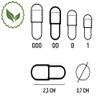 1000 Empty Capsules | Size 00 | HPMC Vegan Capsules caps | Connected Capsule Halves with Large Filling Quantity Transparent Vegetarian | Halal Kosher Supplements (1000) view 4