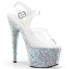 Pleaser ADORE-708LG Clr/SLV Multi Glitter UK 5 (EU 38) view 1