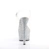 Pleaser ADORE-708LG Clr/SLV Multi Glitter UK 5 (EU 38) view 4