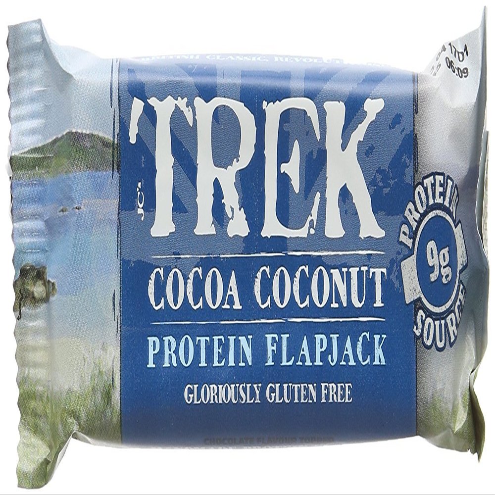 Trek Flapjacks | cocoa coconut protein flapjack | 2 x 16 x 50g